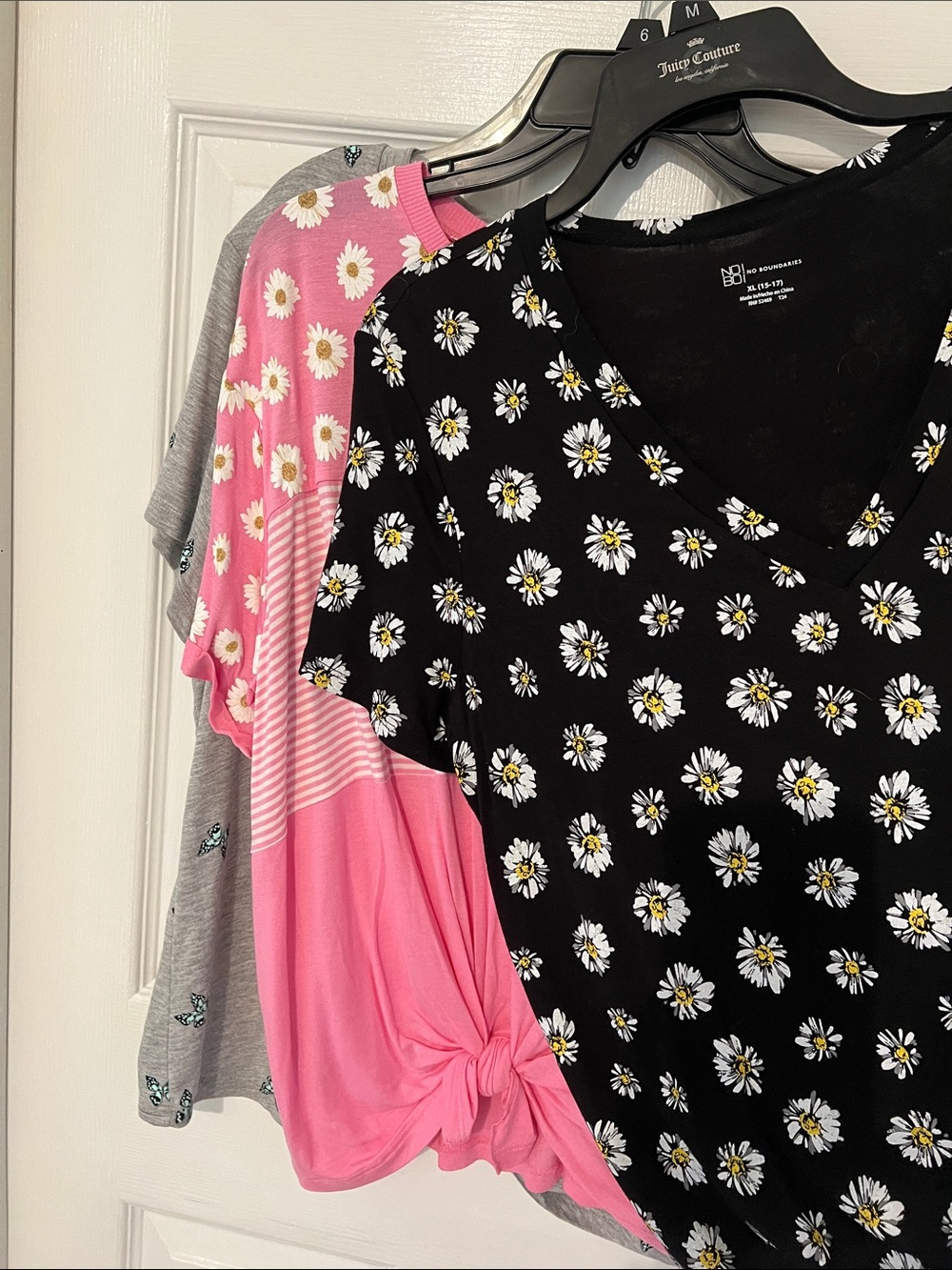 All 3 No Boundaries print tops